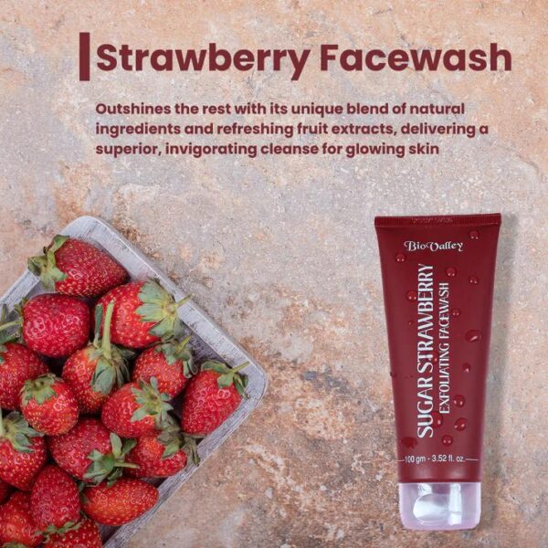 Sugar Strawberry Facewash - Image 2